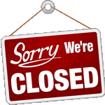 Sorry Were Closed